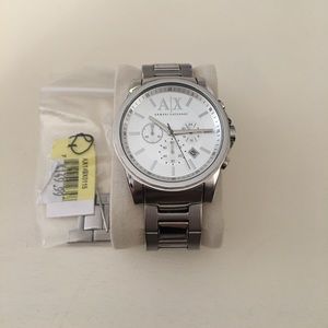 Armani Exchange Watch Silver A|X